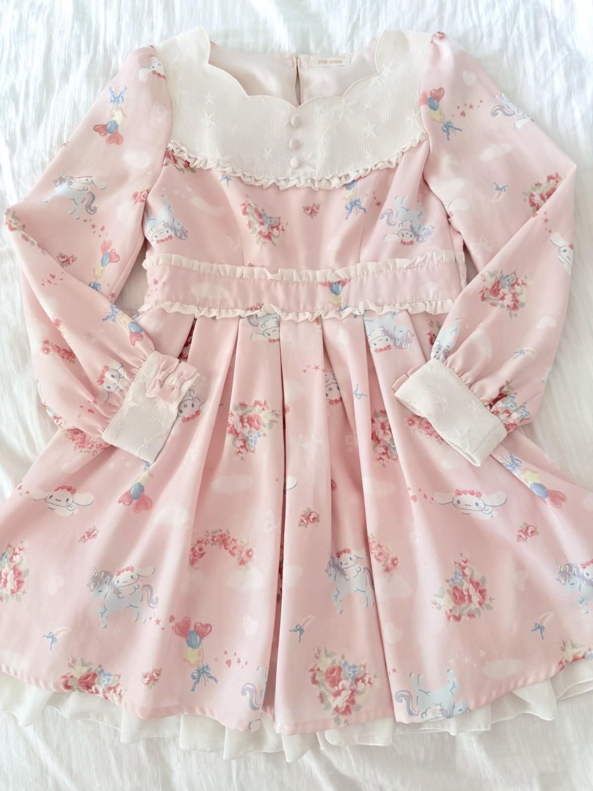Liz Lisa x Sanrio Dress Cinnamoroll Dress One Piece Pink Version Japan Authentic