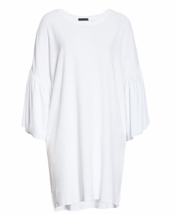 ATM Anthony Thomas Melillo Ruffle Sleeve Dress