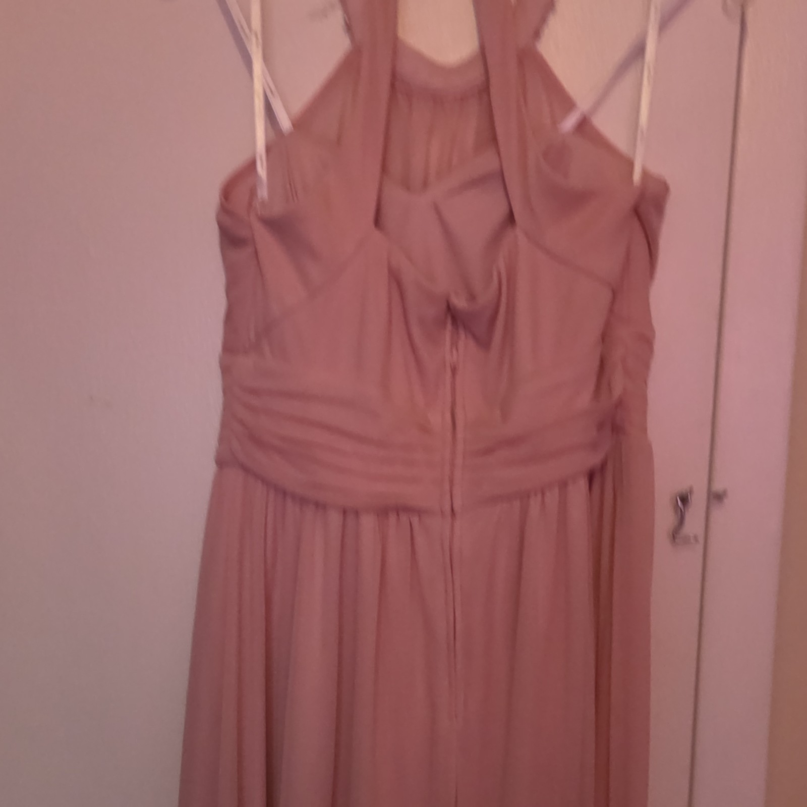 Speechless Pink Beaded Halter Neck Sleeveless Maxi Dress Long Size 11