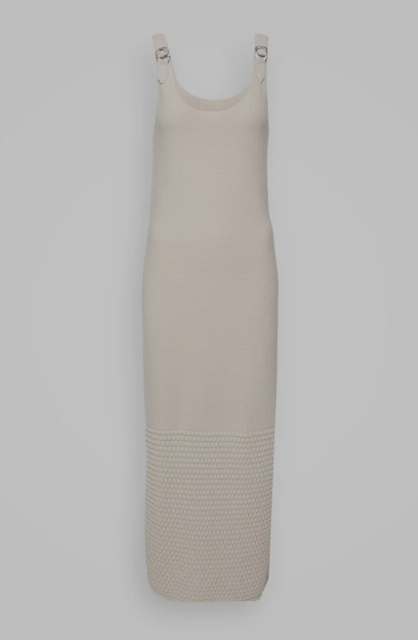 Rag & Bone Giorgia buckle strap midi Ladies Dress Size M Cotton/Silk Blend NEW