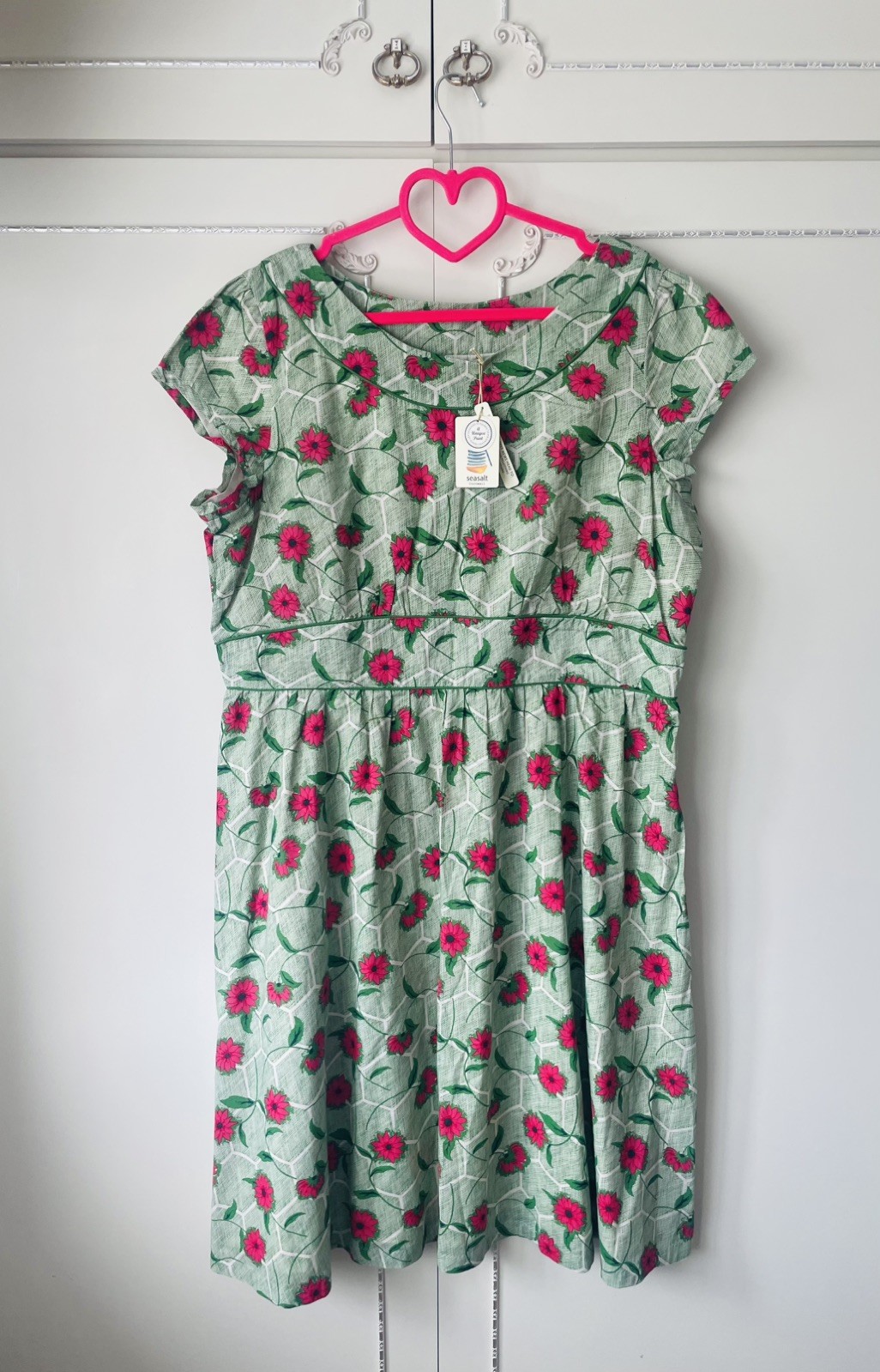 💝 Seasalt ” BRIARFIELD ” Short Sleeve Dress Size 20-18