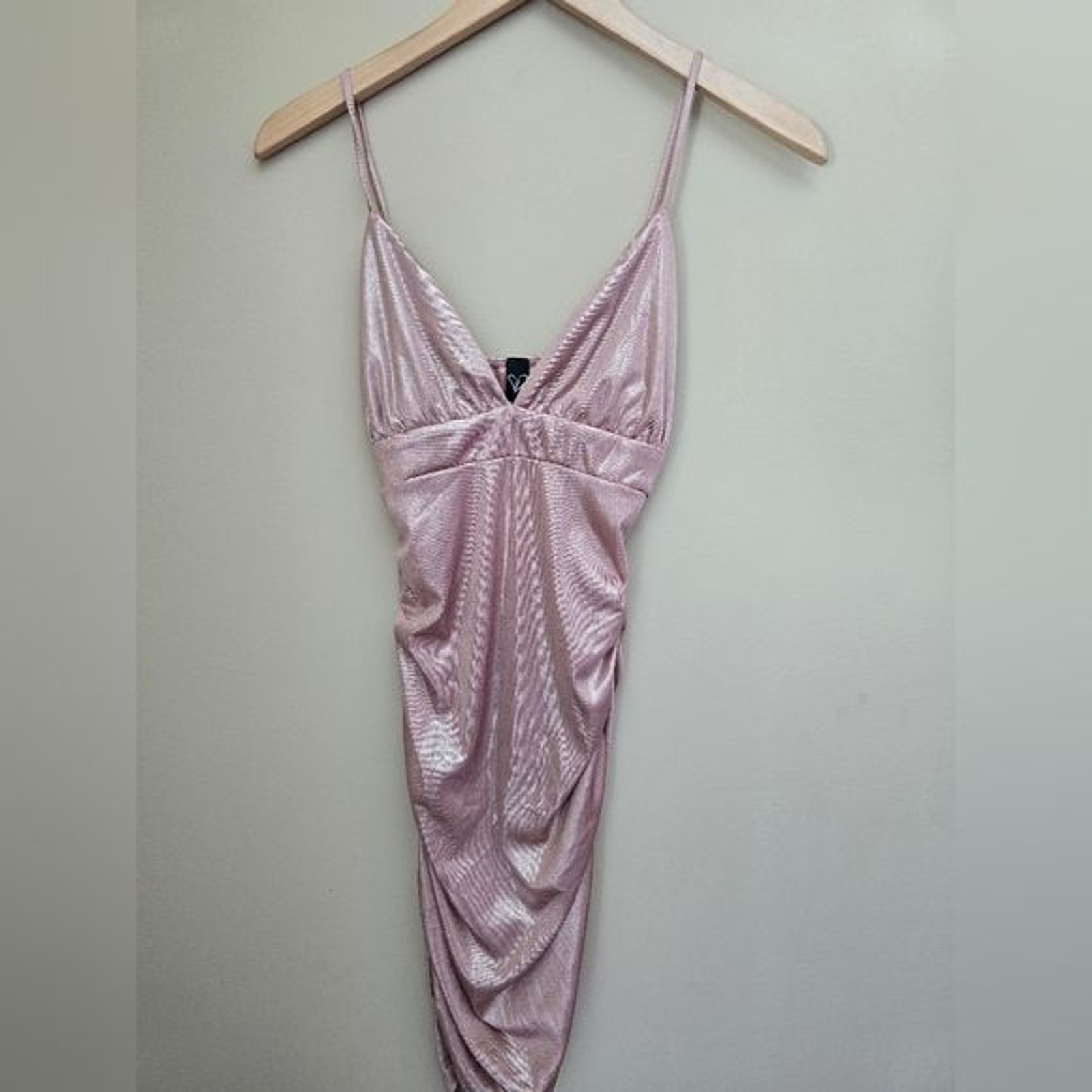 Rose Gold Mini Dress