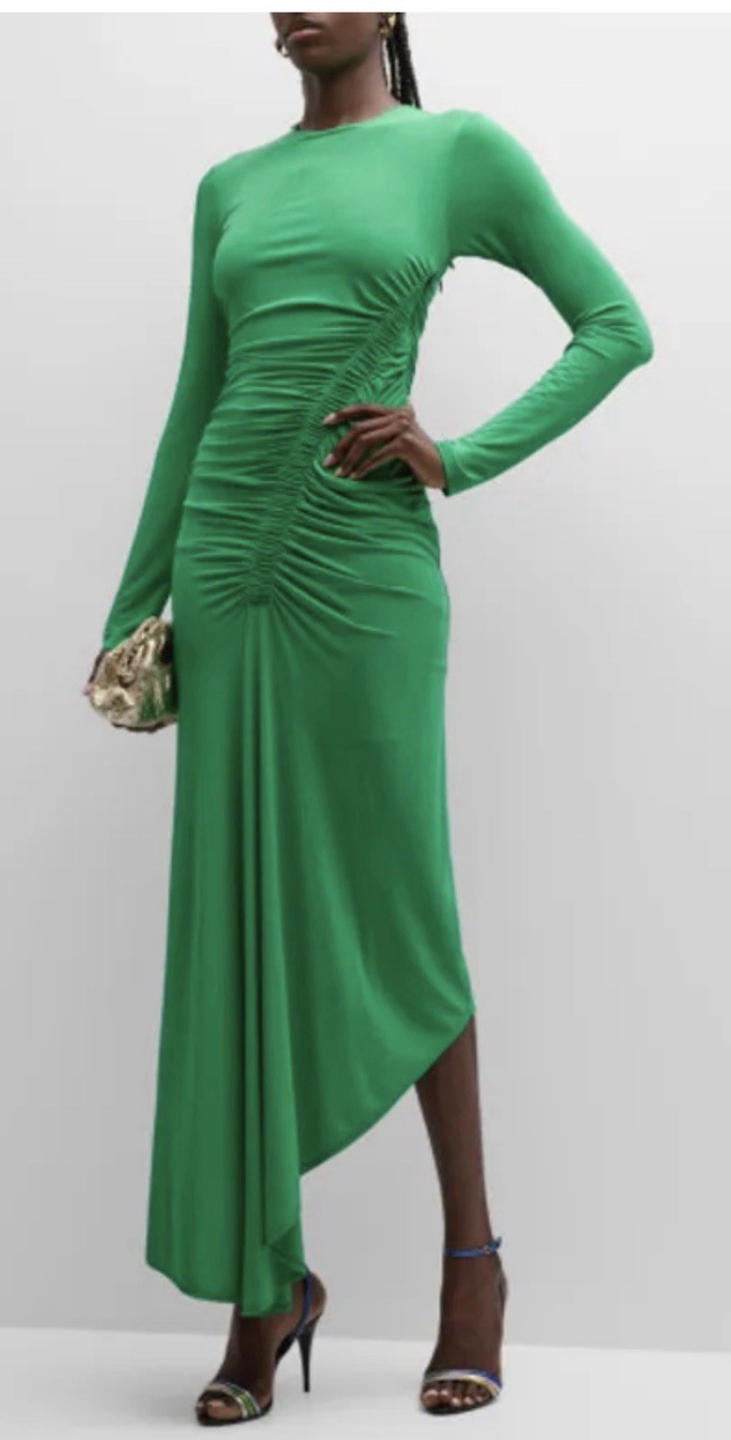 A.L.C Green Maxi Dress Size Medium Luxury