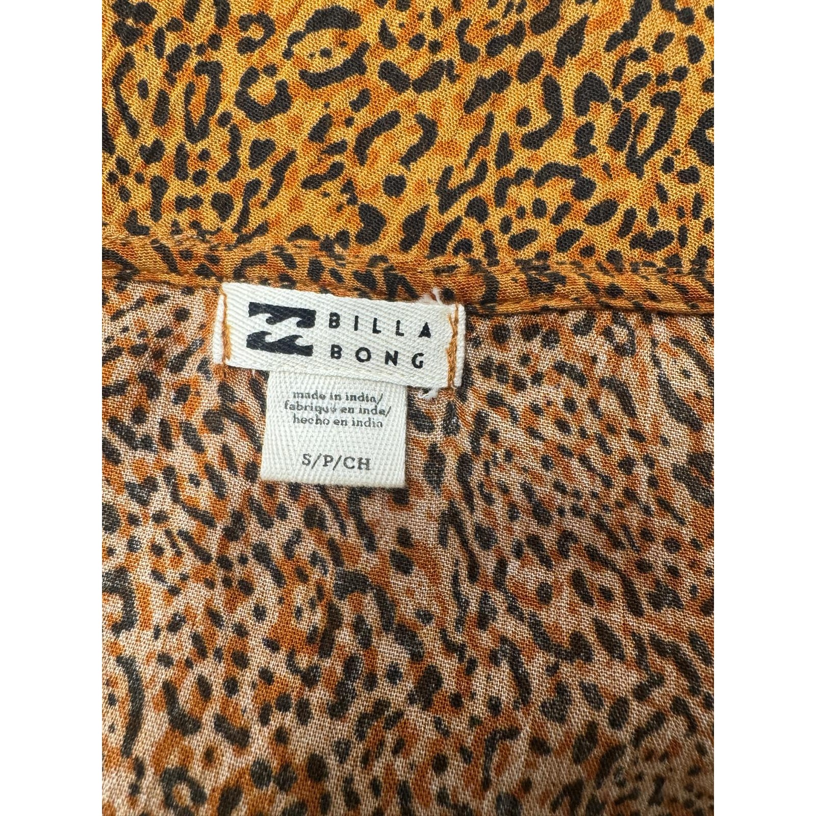 Leopard Print Chiffon Two-Piece Set Top and Pants