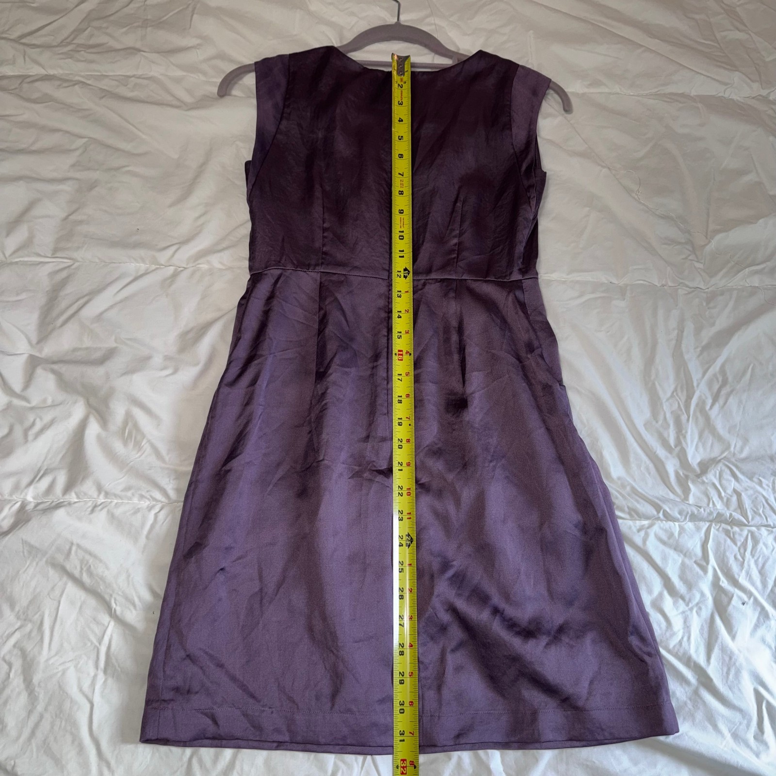 LOFT Ann Taylor Sleeveless Sheath Dress Purple – Womens Petite Size 00 | EUC