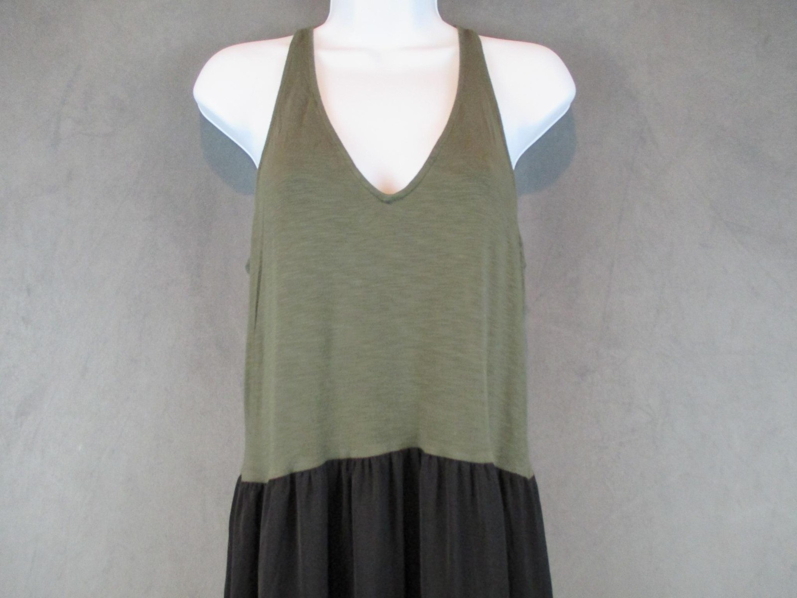 Dolan Left Coast Collection Dress Womens Small Black Colorblock Racerback Anthro