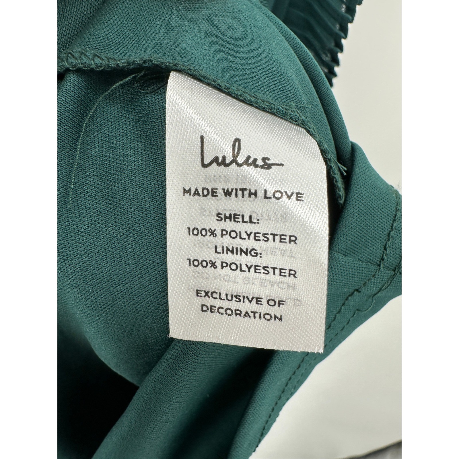 Lulus Forest Green Pleated Ruffle Midi Dress D1778 Tie Strap Womens Medium
