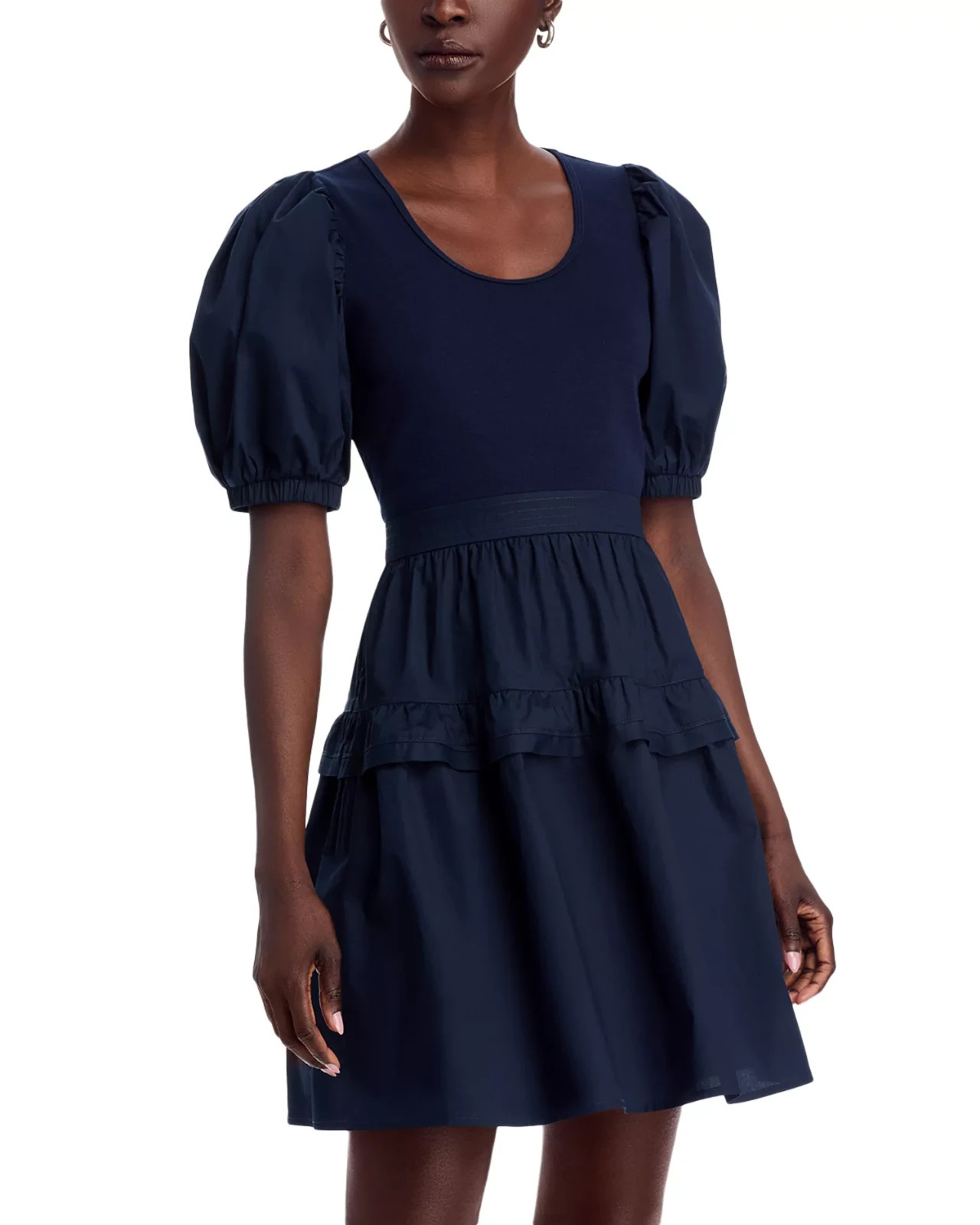 Single Thread Puffed Sleeve Dress MSRP $98