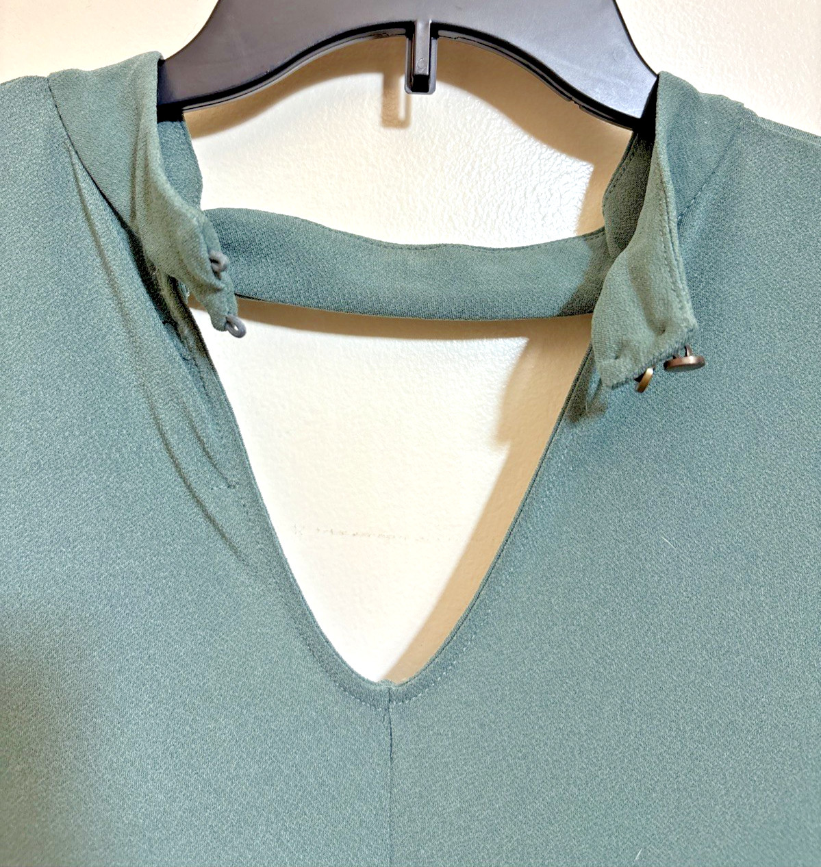 Signature Studio Olive Balsam Green Dress knee Length Size M NWT