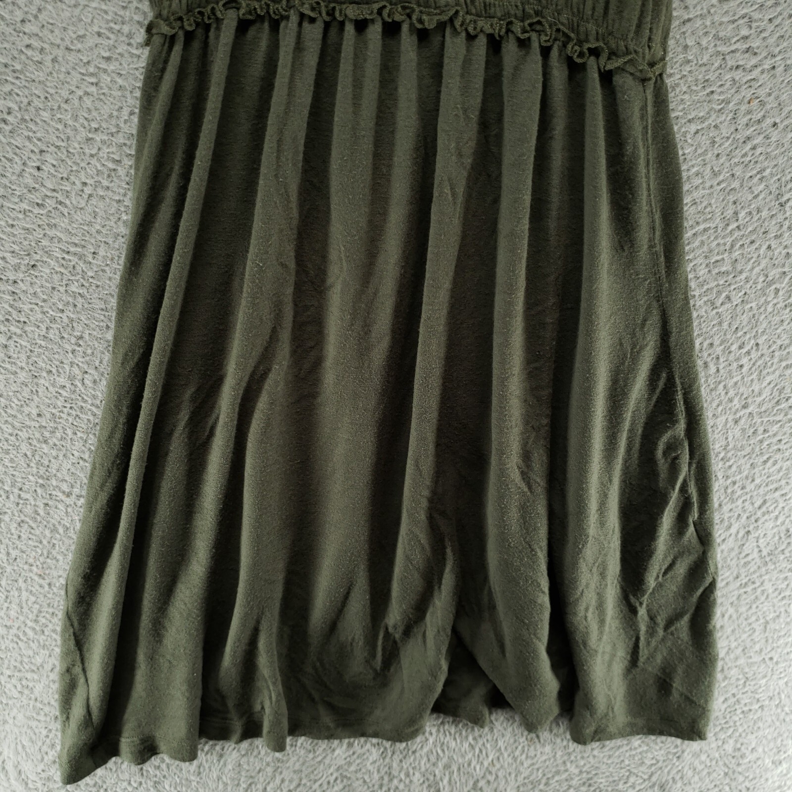 Vintage Havana Womens M Ruffled Elastic Stretch Waist Sleeveless Dress
