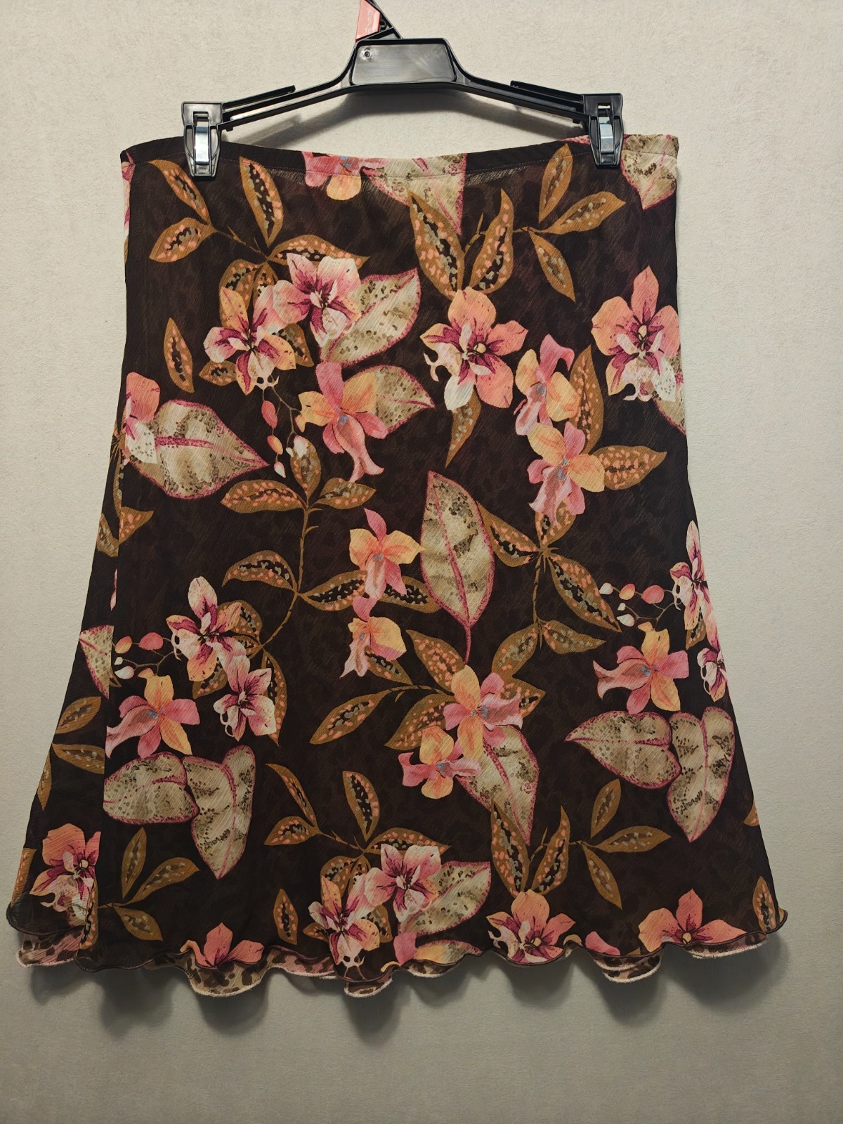 Women’s Vintage 90’s Fairy Core Midi Reversible Skirt Sz M Feminine Y2K Dainty
