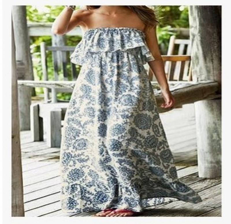 Women’s Dress Summer New Product A Line Neck Loose Sleeveless Dress with Chest