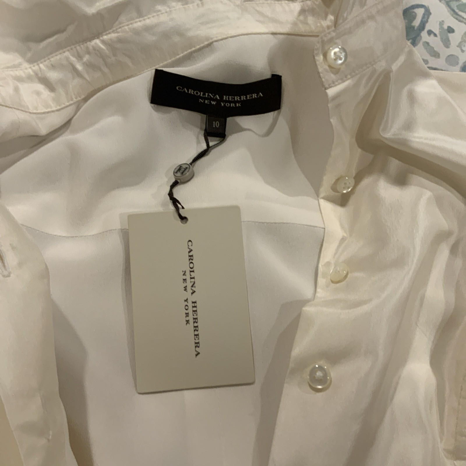 Carolina Herrera, New York, Black and White Taffeta Cocktail Dress, S 10