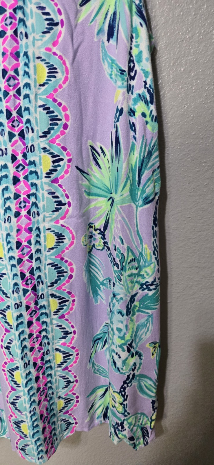 Womens Lilly Pulitzer Jackie Shift Dress It’s Impawsible Lilac Verbena M