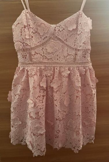 Altar’d State Pink Lace Floral Dress Size Small