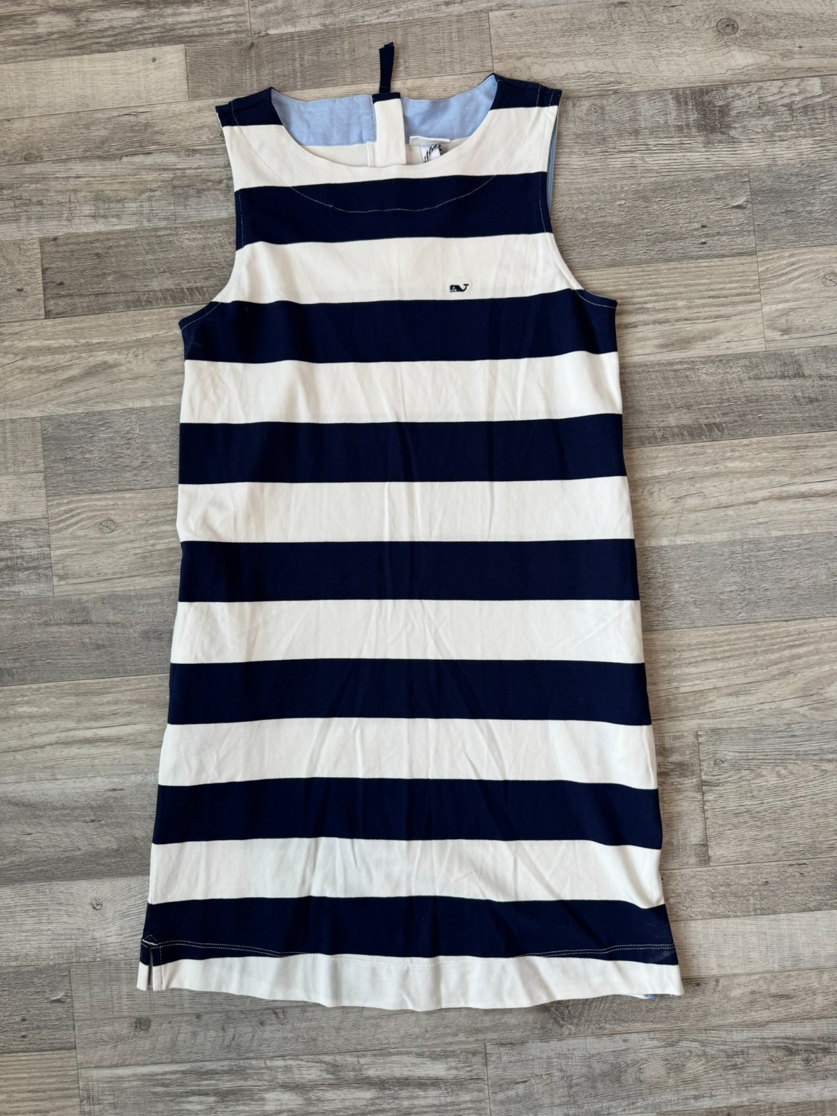 Vineyard Vines x Target NWT Blue Stripe Sleeveless Knit Dress Size Small O36