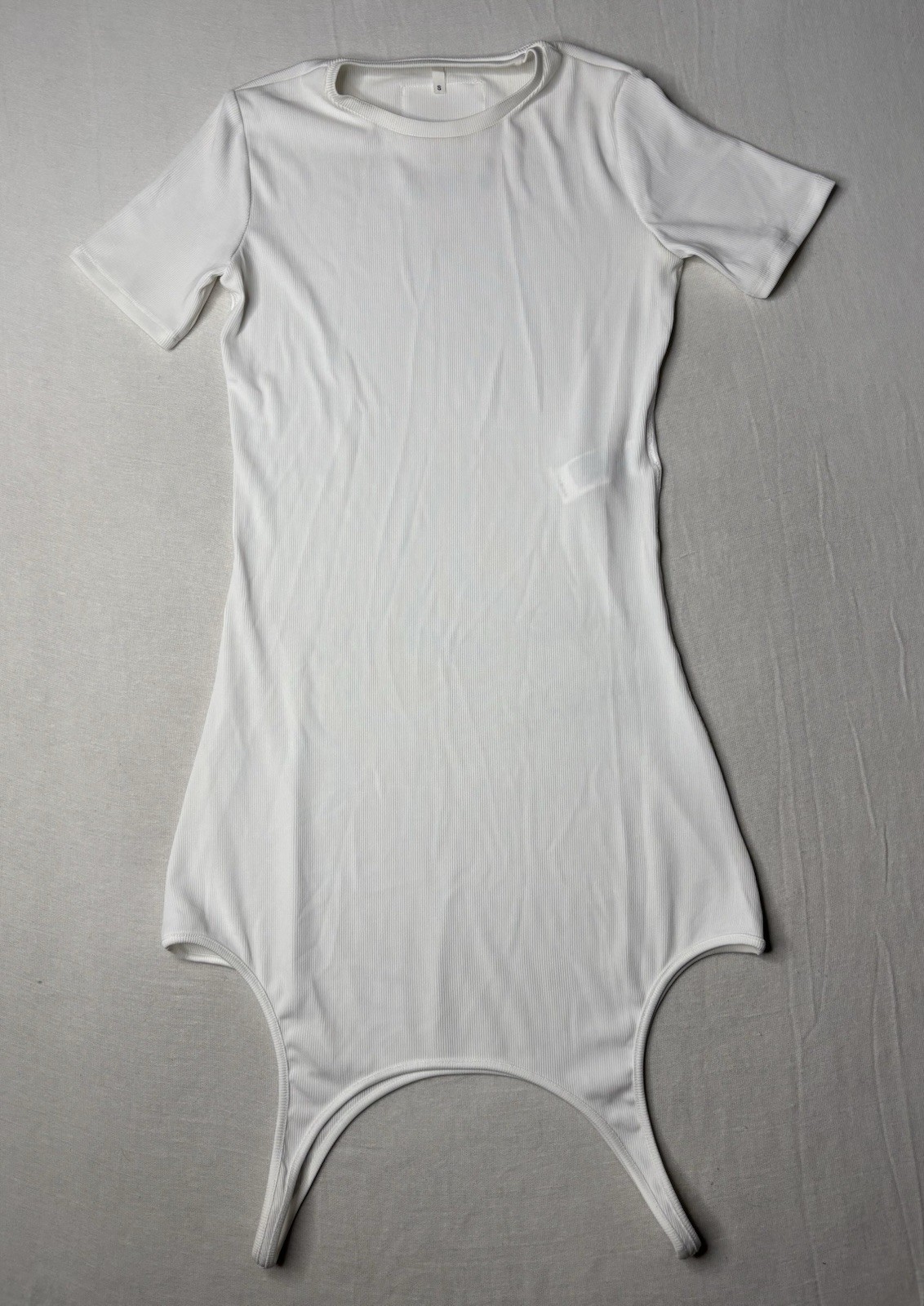 Desigual MAITREPIERRE MULTIPOSITION T-SHIRT DRESS White Women’s Size Small
