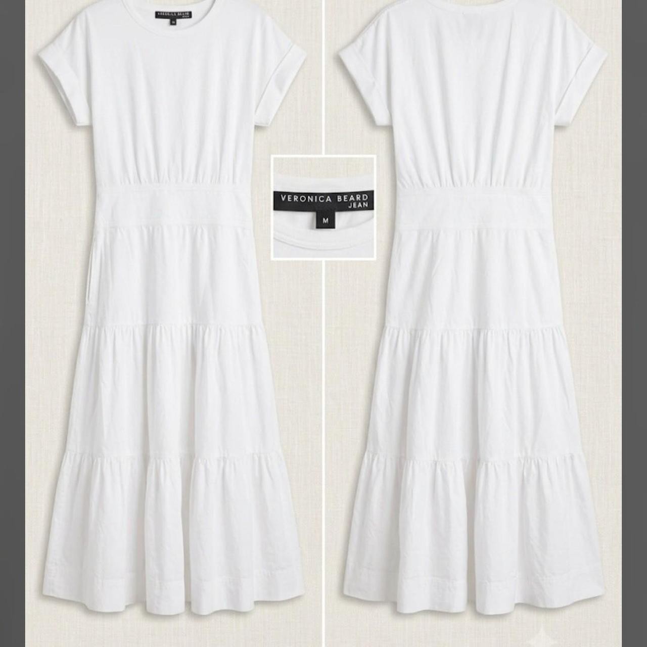 Veronica Beard Poplin White dress