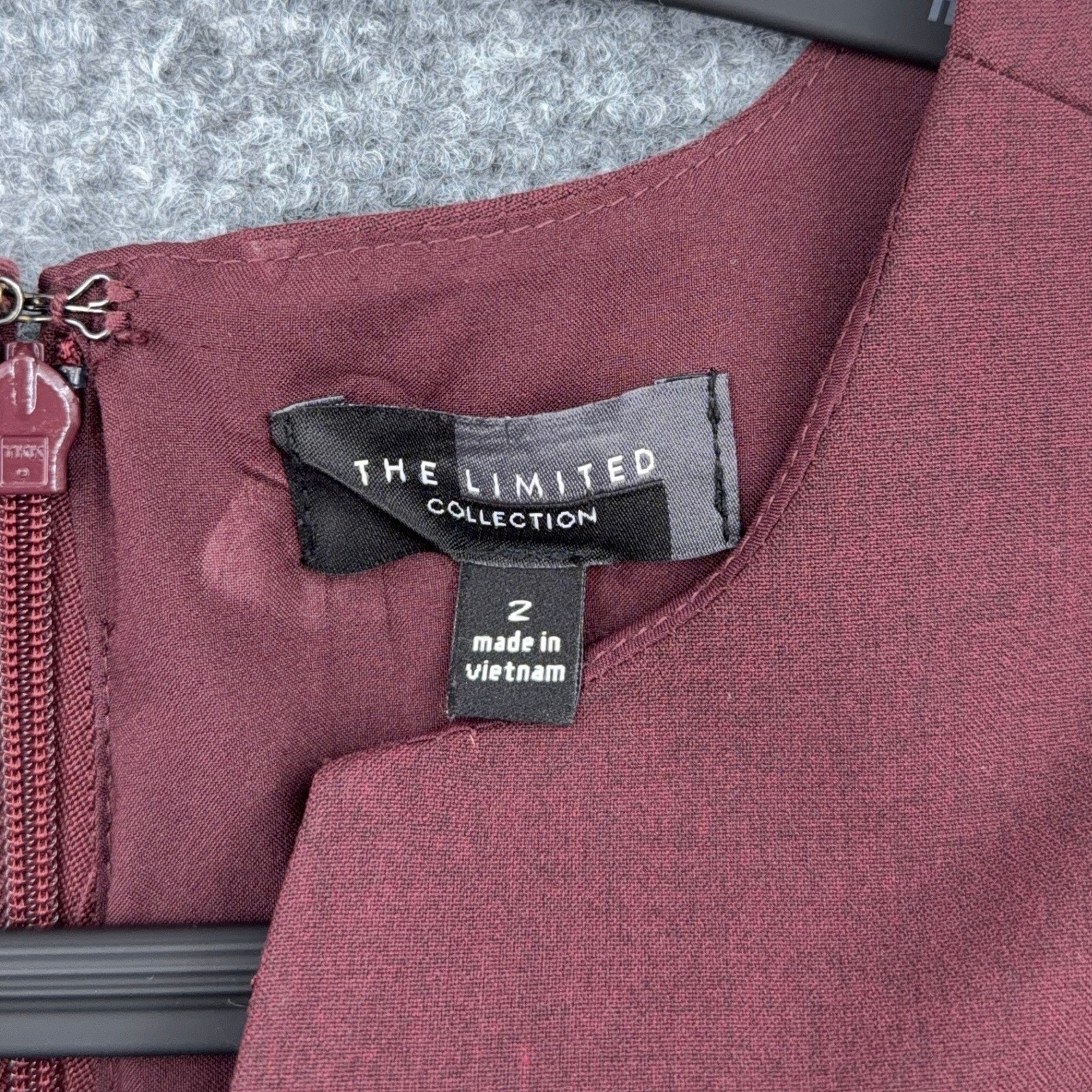 The Limited Collection Sheath Dress Women 2 Synthetic Burgundy