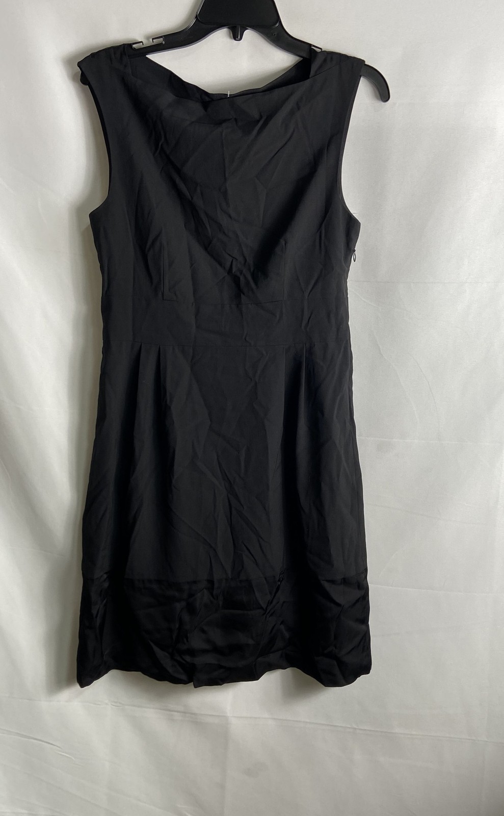 Theory Women’s Black Wool Silk Lined Sleeveless Sheath Dress NWT Size 8