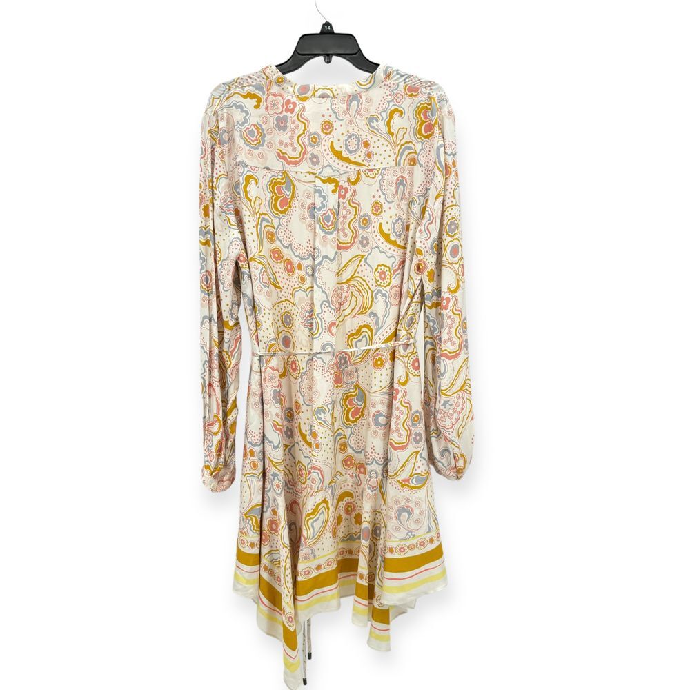 NWT Ted Baker Paulita Handkerchief Crepe Mini Shirt Dress US Size 14 / Ted 6