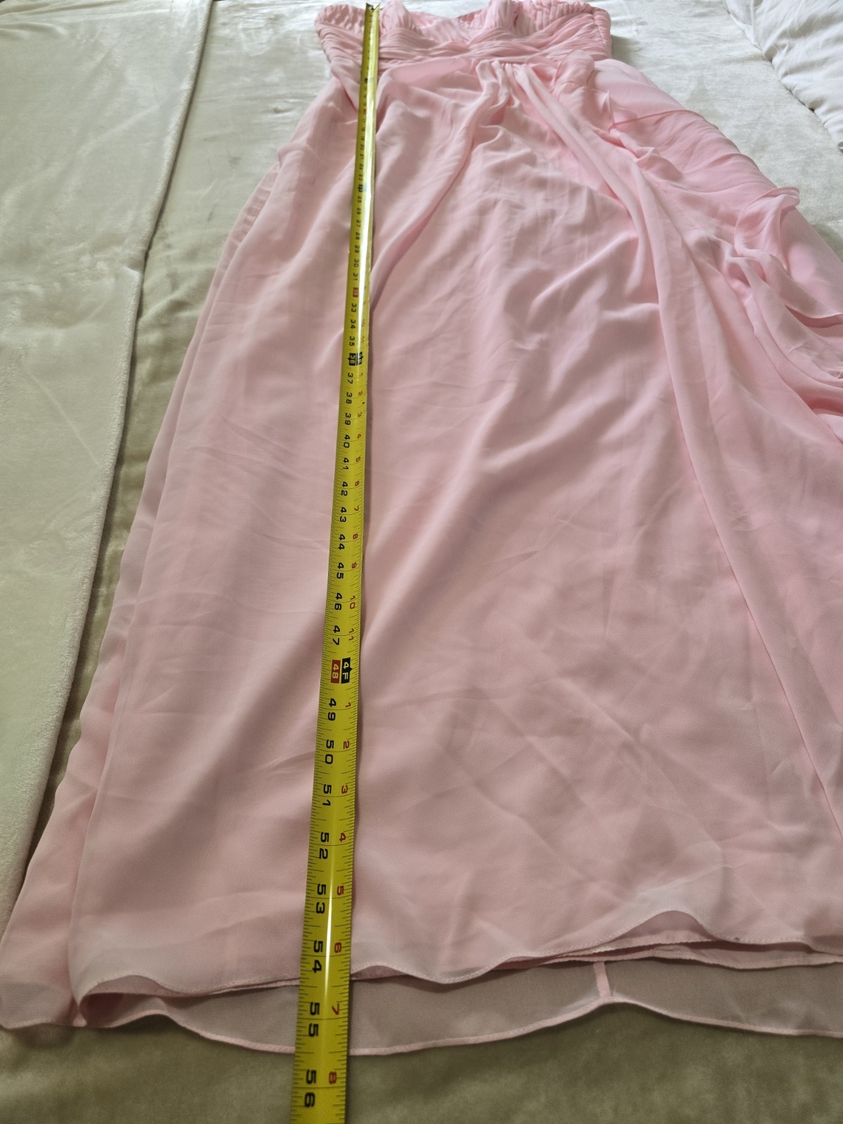 B2 Jasmine Strapless Evening Gown Formal Elegant Bridesmaid NWT Pink Size 16