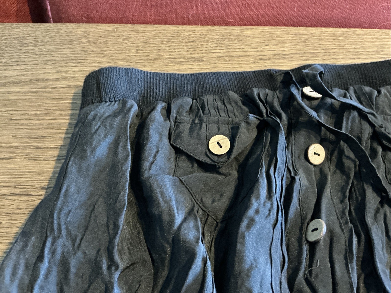 ALI & KRIS Linen Romper Size Medium Black – NWT