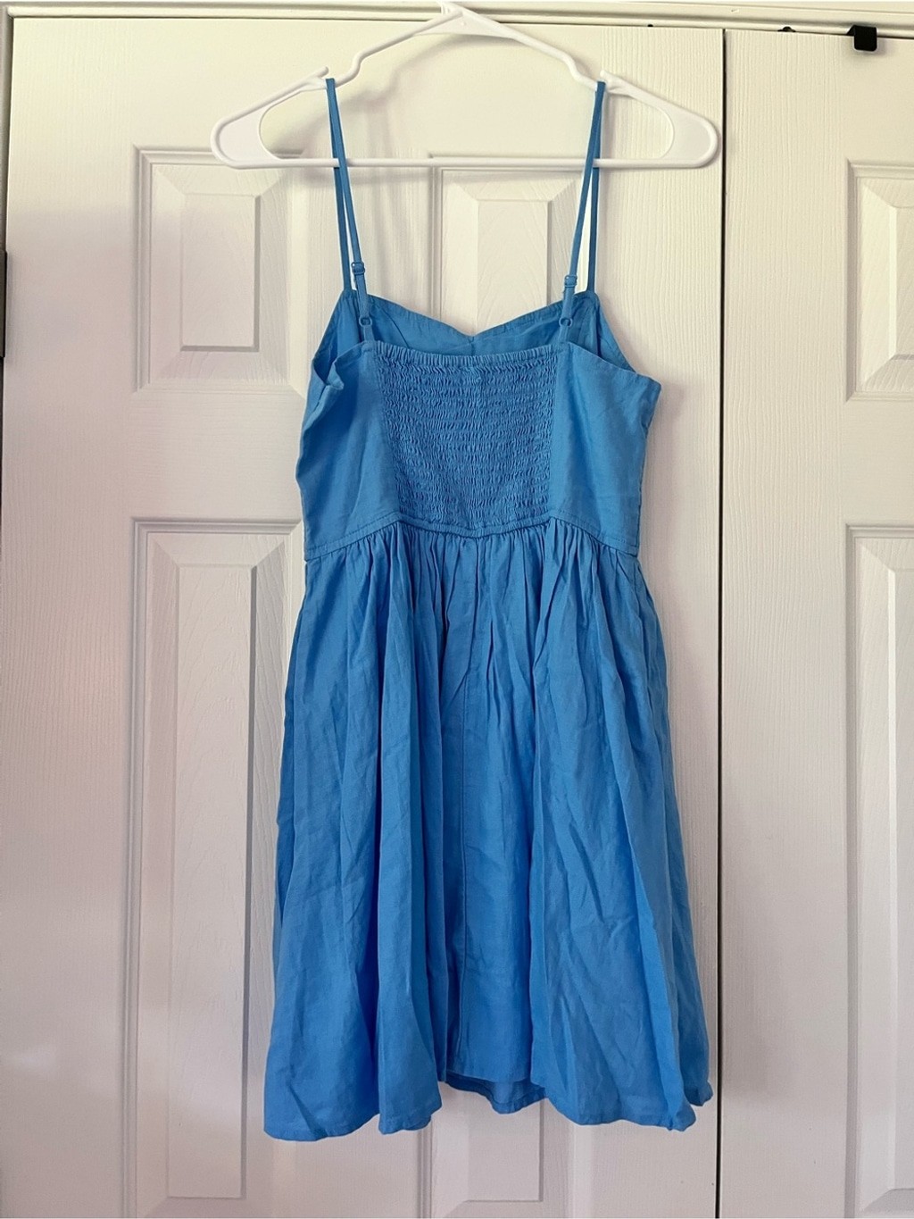 aerie Bright Blue Tie-Strap Sundress