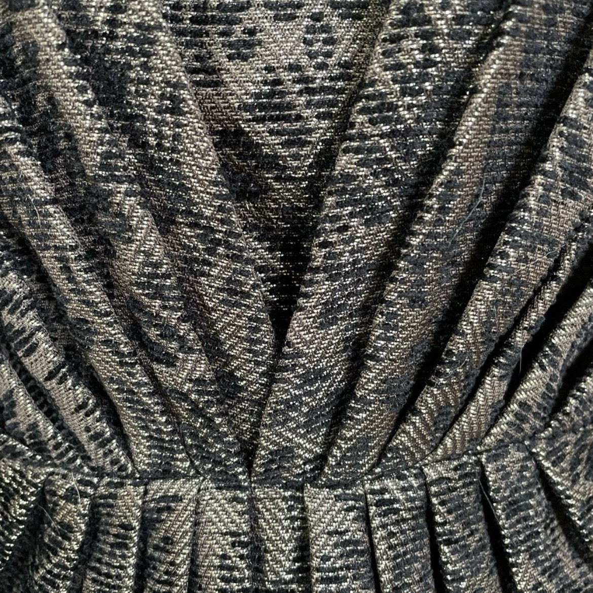 Elegant Vintage-vibe, Max & Cleo Black Textured Cocktail Party Dress Size 8