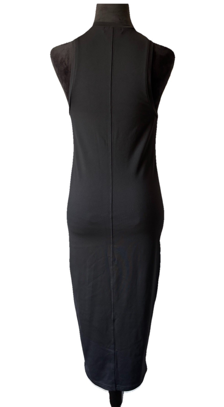 Leith Women Black Long Bodycon Sleeveless Tank Stretch Maxi Dress Small Athletic