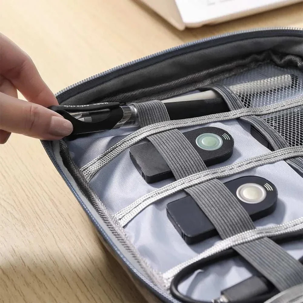Portable Digital Storage Bag USB Gadget Waterproof Cable Organizer Pouch