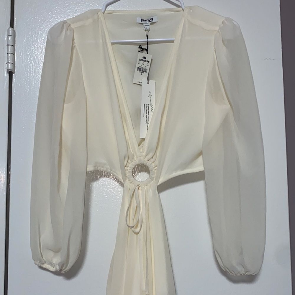 NWT Limited Edition Express cut out high-low dress