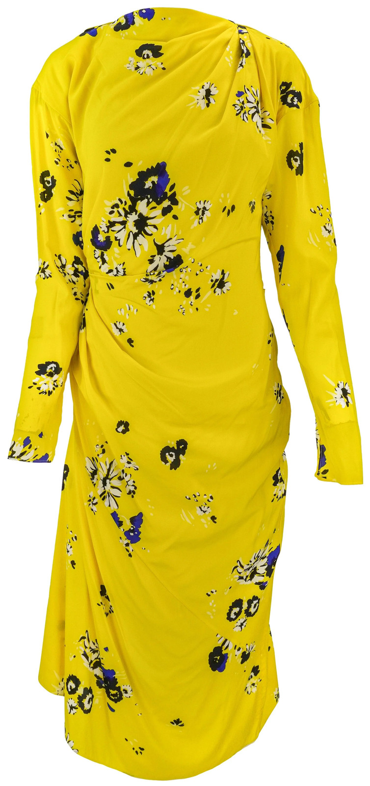 Proenza Schouler Printed Trudie Dress in Yellow