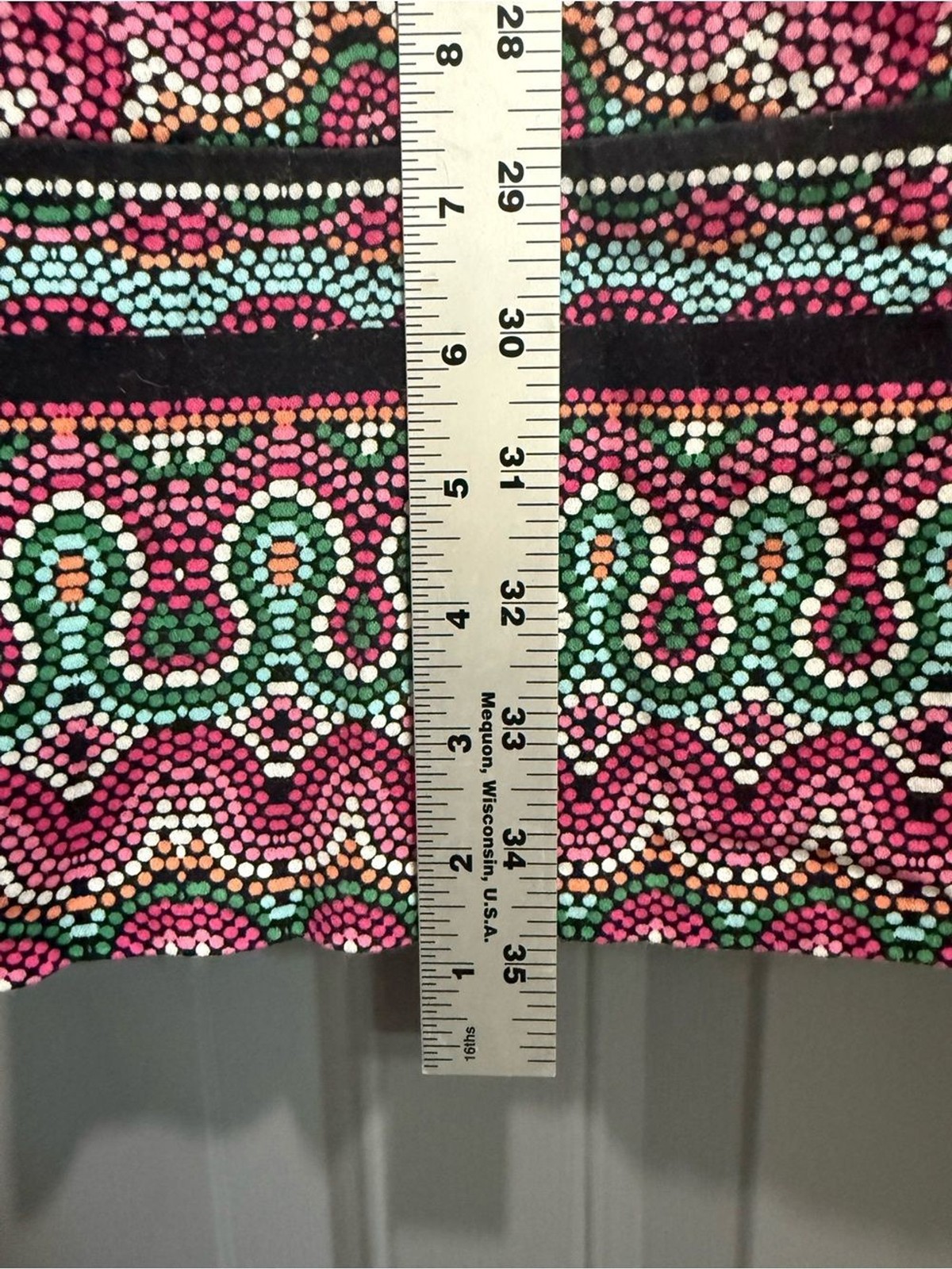 Sleeveless Mint & Pink Mandala design dress-London Times (8)