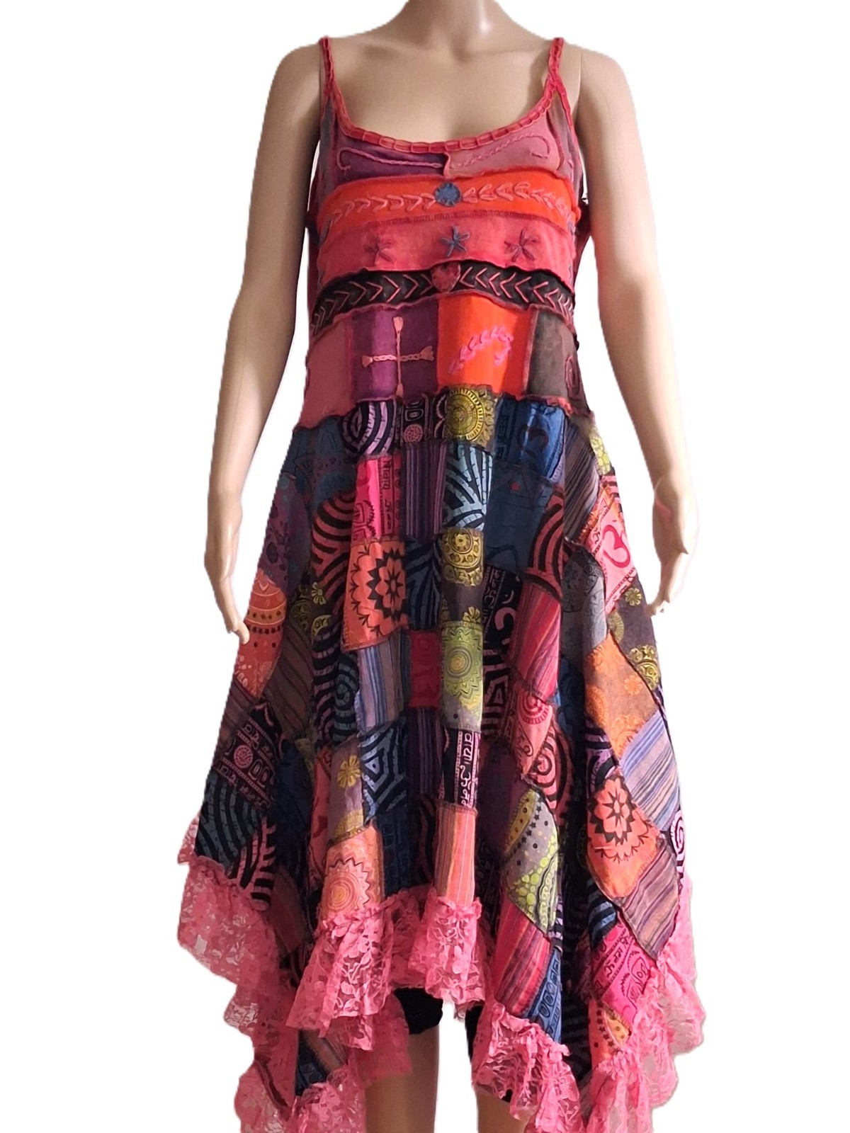 Authentic Nepalese Handcrafted Patchwork Dress