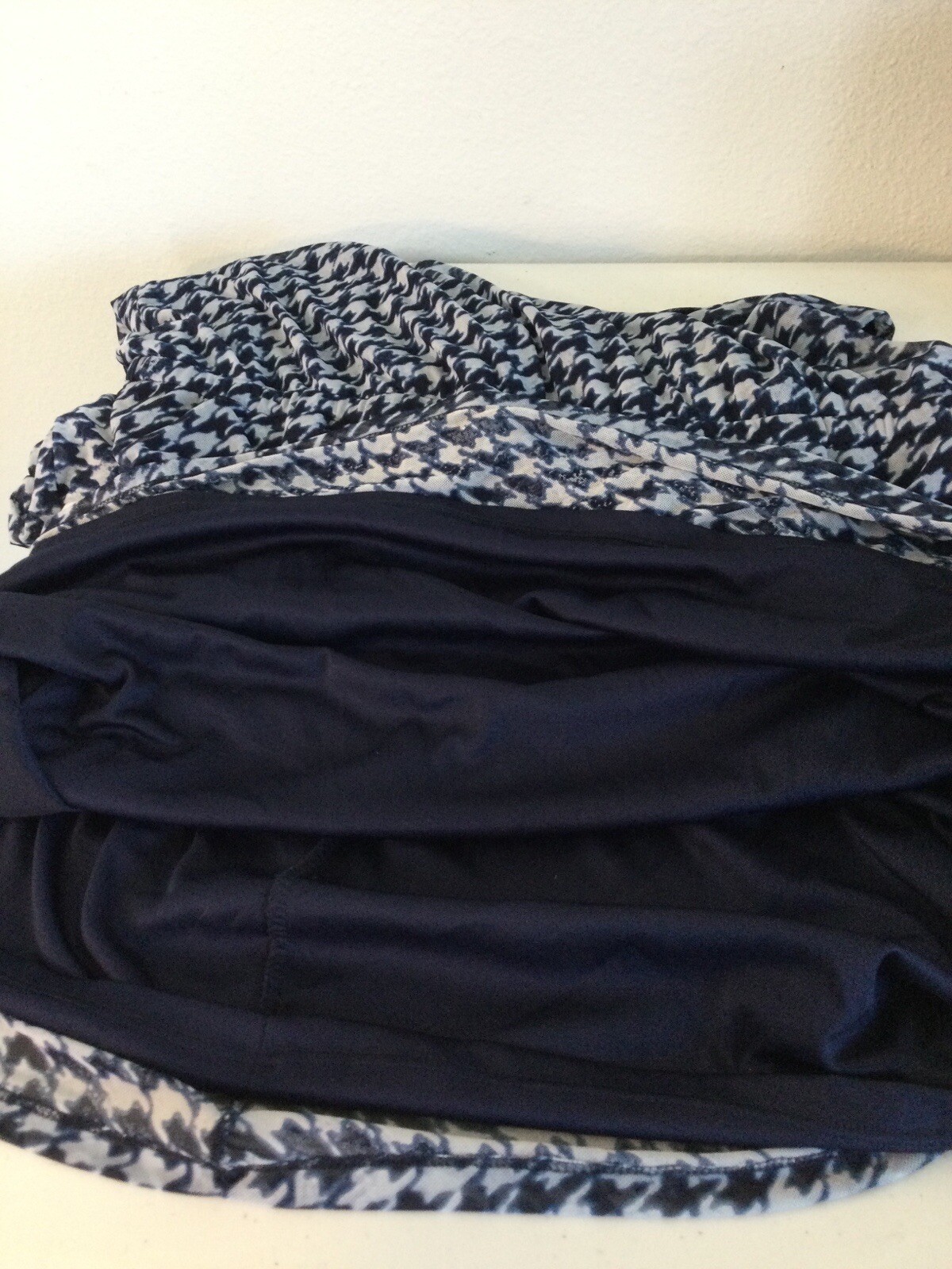 LANE BRYANT Blue, Black/Blue, Light Blue, Grey Dress. Lined. Sz 22-24. Exc. Cond