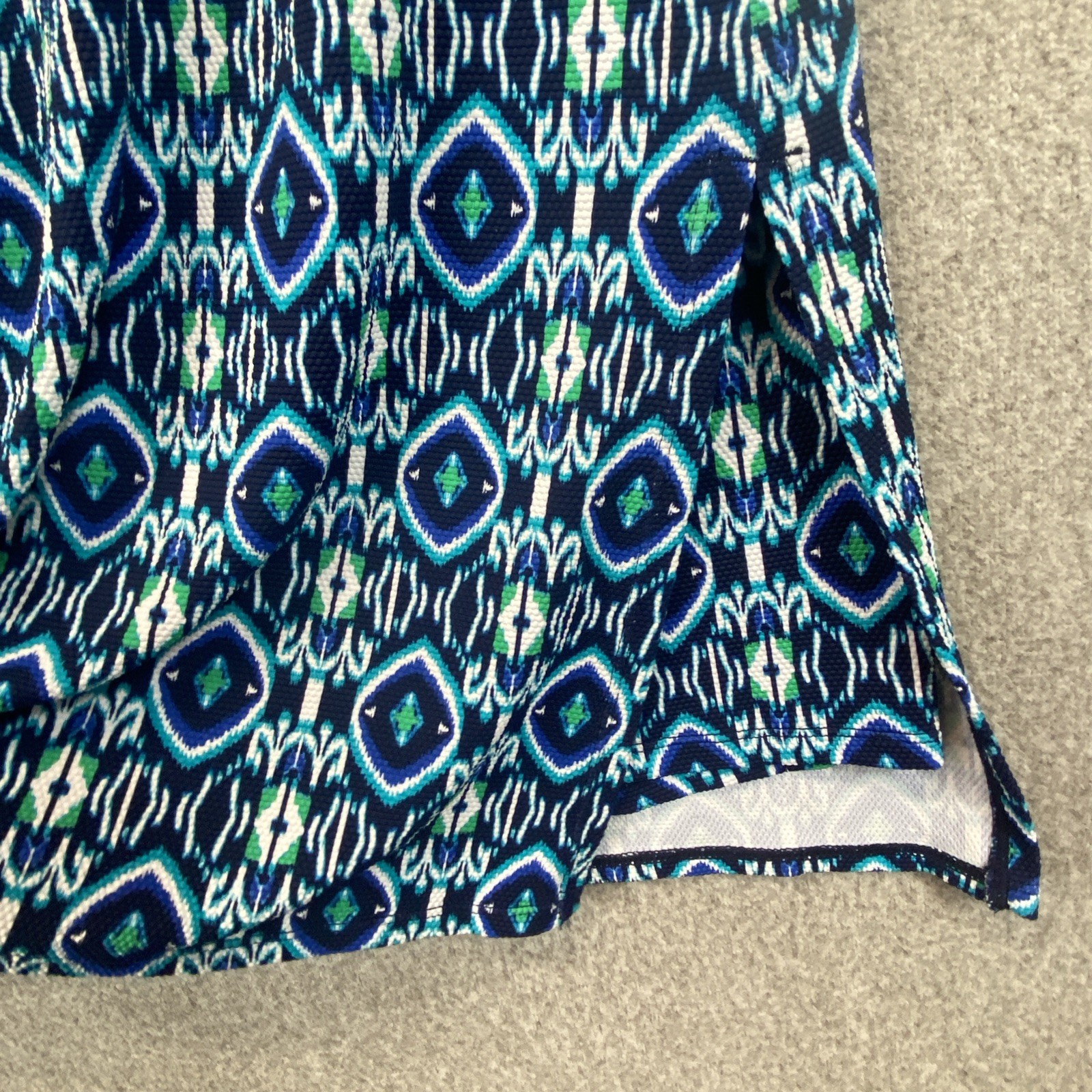 Tommy Bahama Geometric Print Tunic Dress M Skort Athleisure Golf Coastal Pickle