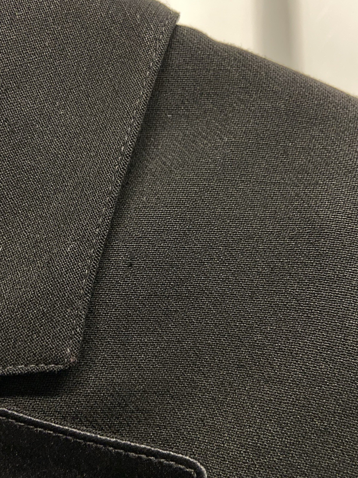 90s Gianfranco Ferre Studio 0001 Ferre Black Wool Blazer Dress Sz 6 NEEDS REPAIR