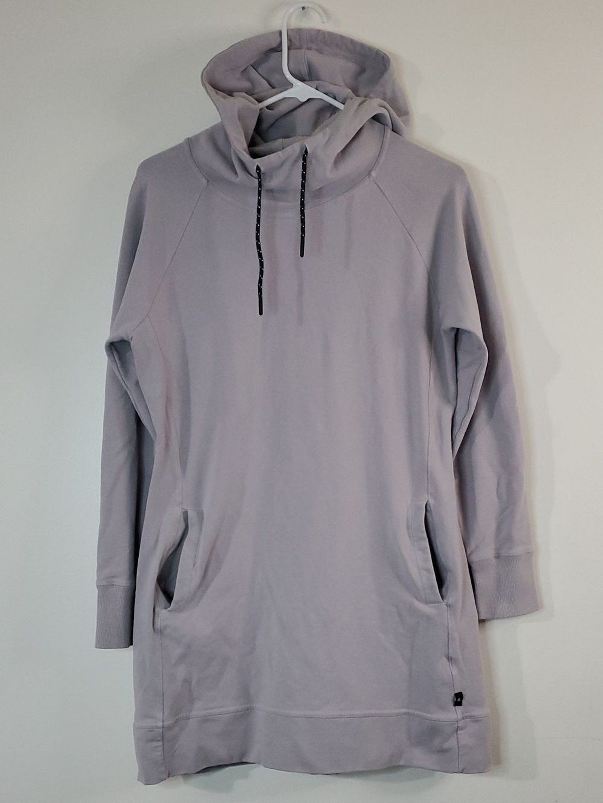 American Giant Grey Hooded Sweatshirt Dress Size Medium Athleisure Casual