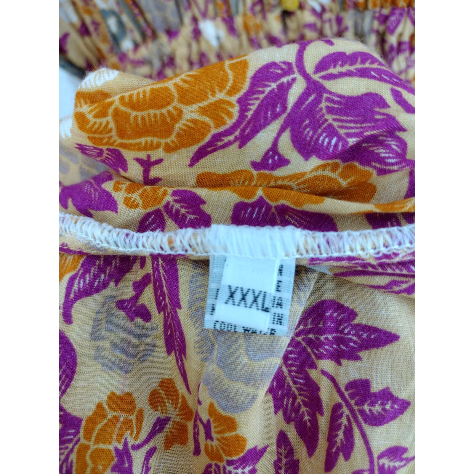 Aura The Label Backless High Split-Front Flutter Sleeve Floral Maxi Dress XL NWT