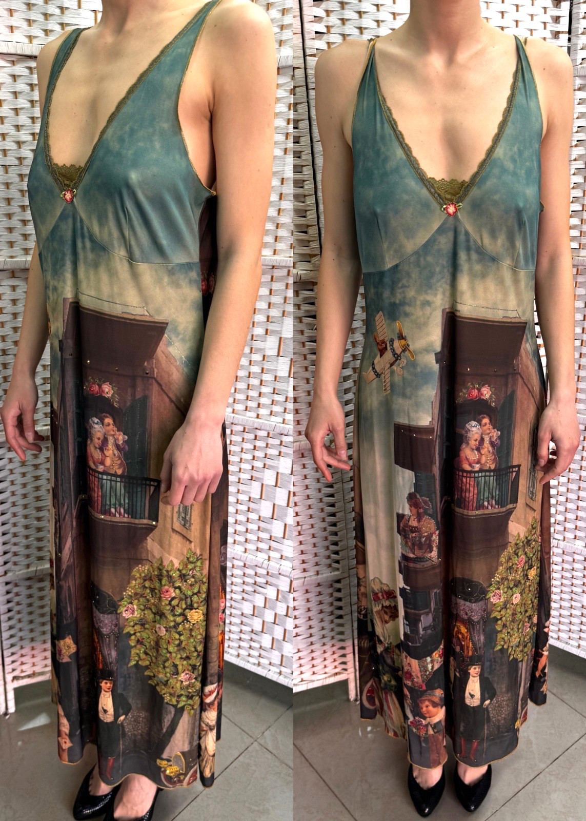 Michal Negrin Colorful Summer Floral Dress Size – M – L – NWT