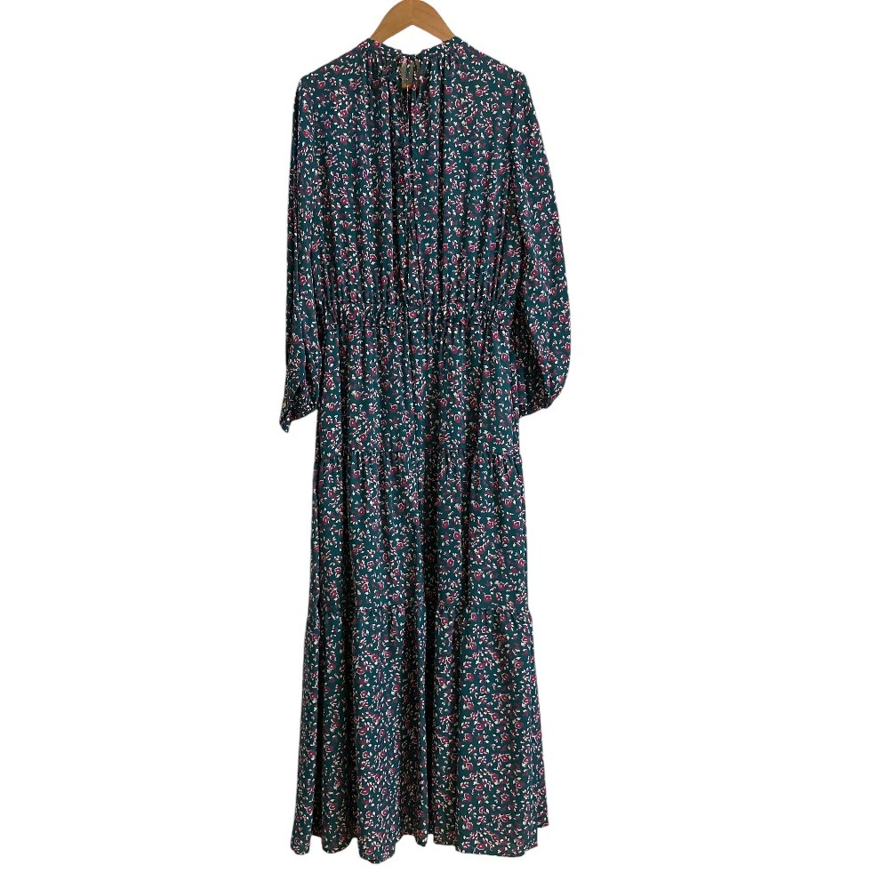 green label relaxing United Arrows Flower Tiered Dress, Green Women USED