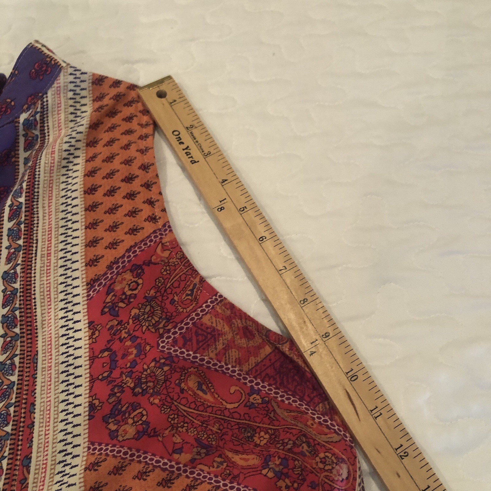 Jodifl Womens Small Bohemian Vibrant Patchwork Swing Shift Dress