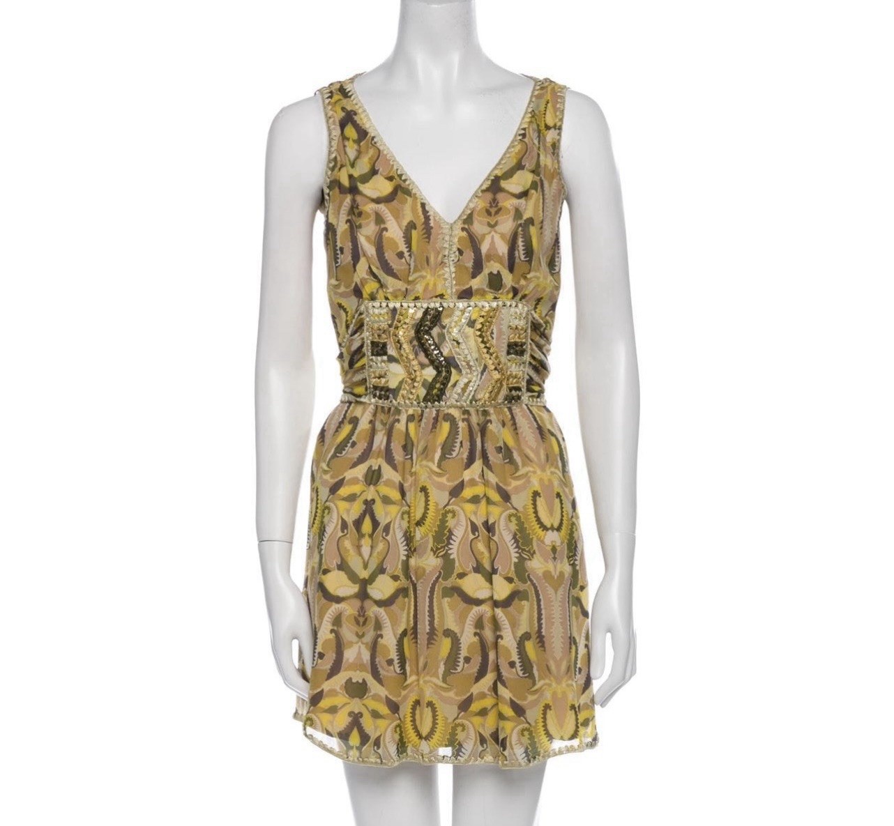 Missoni Silk Embroidered Dress – Size: 44 – Medium