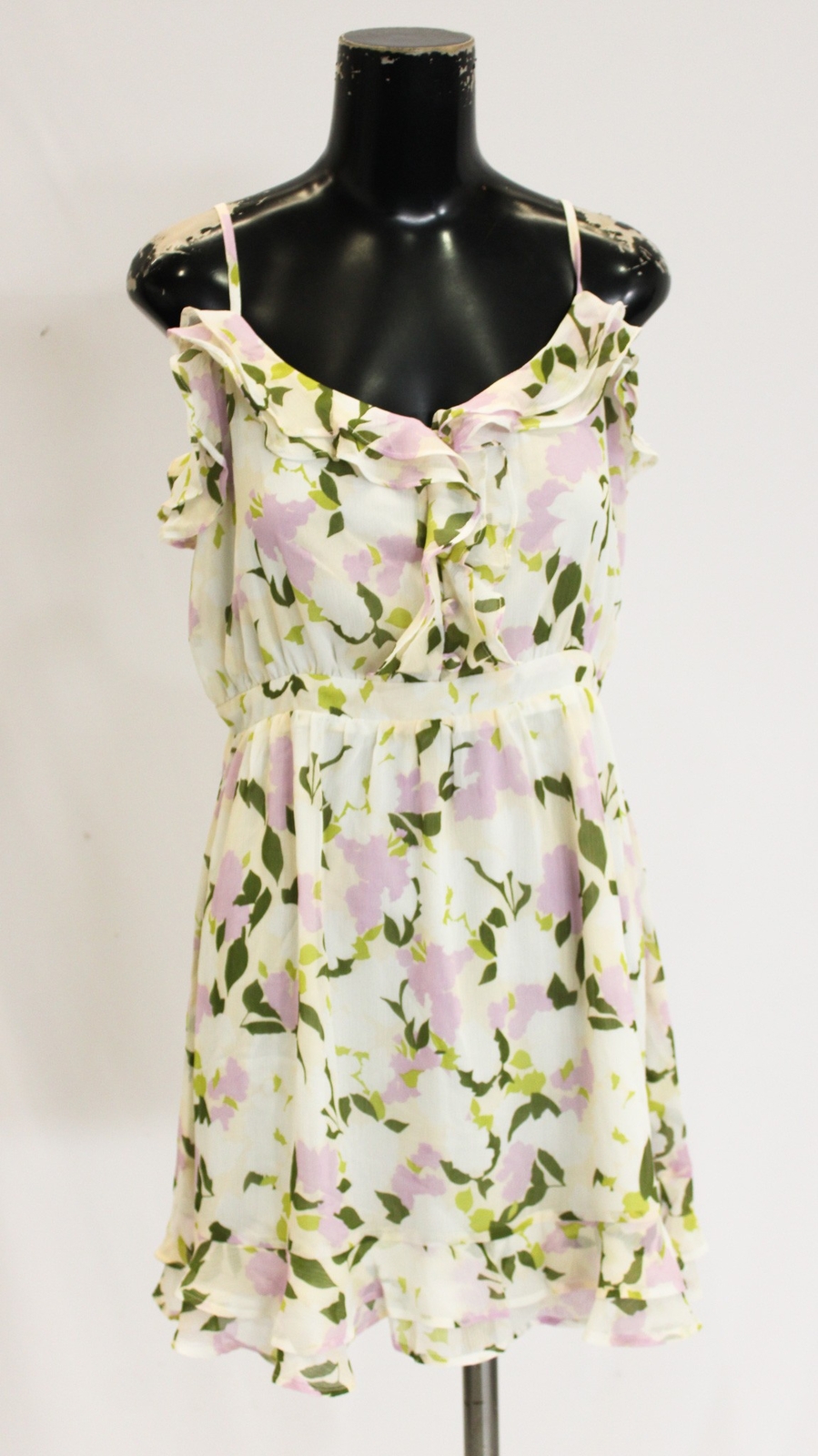 Lost + Wander Women’s Sweet Pea Mini Dress BE5 Lavender Floral Large NWT