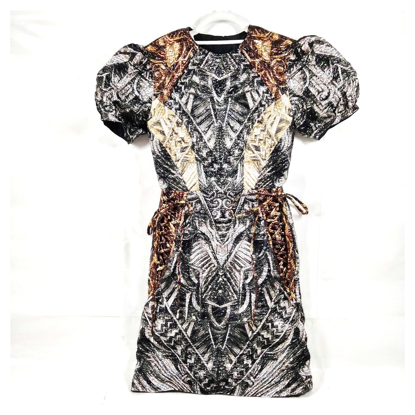 Louis Vuitton Dress Ladies Polyester Nylon Silk 1078341