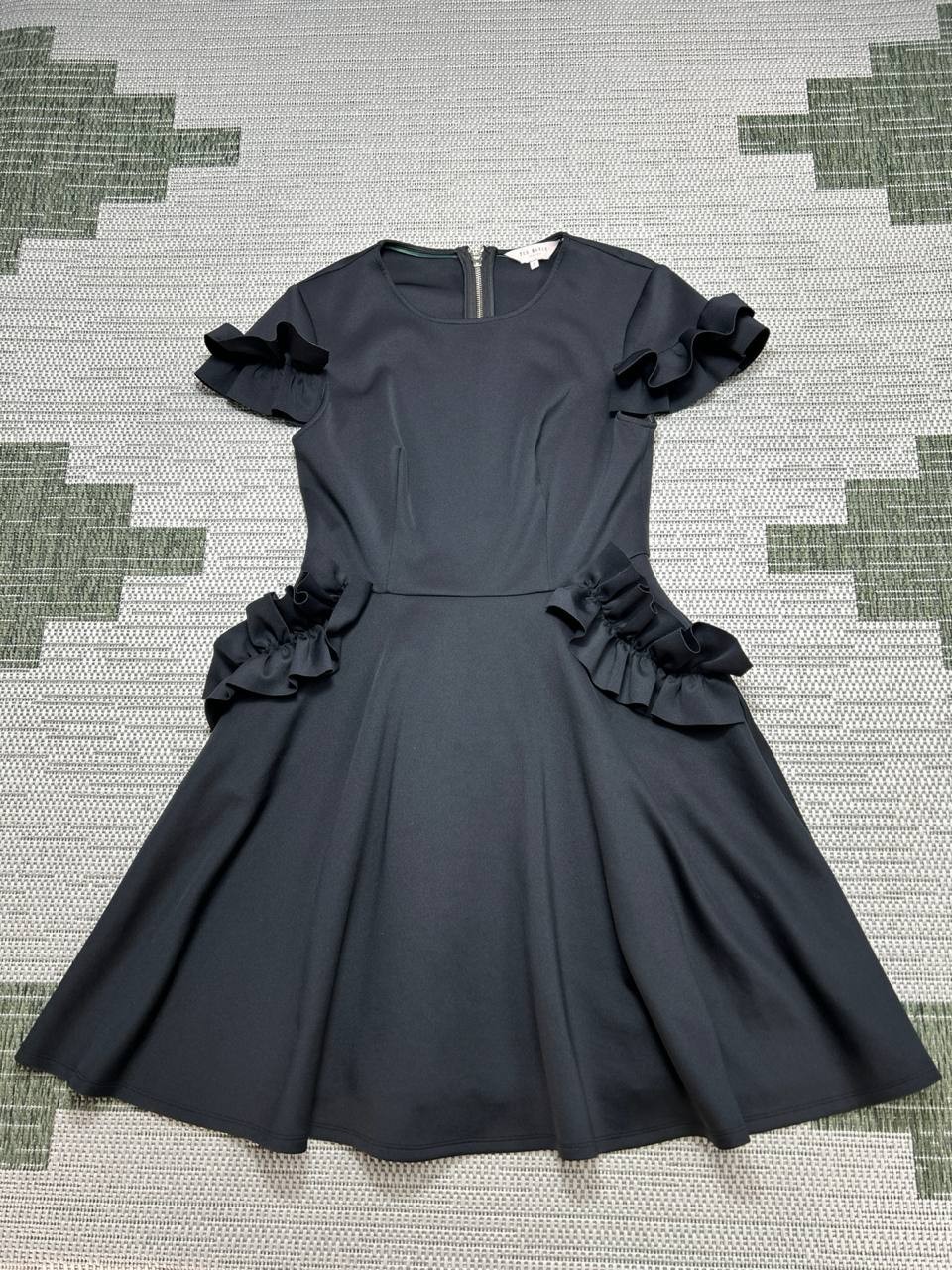 Ted Baker Dress Womens 2 Us 4 Black Blouson