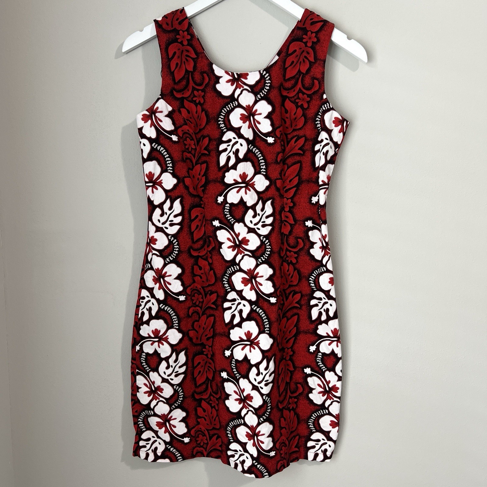 Vintage KY’S Mini Dress Womens Small Hawaiian Floral Made in Hawaii USA Sundress