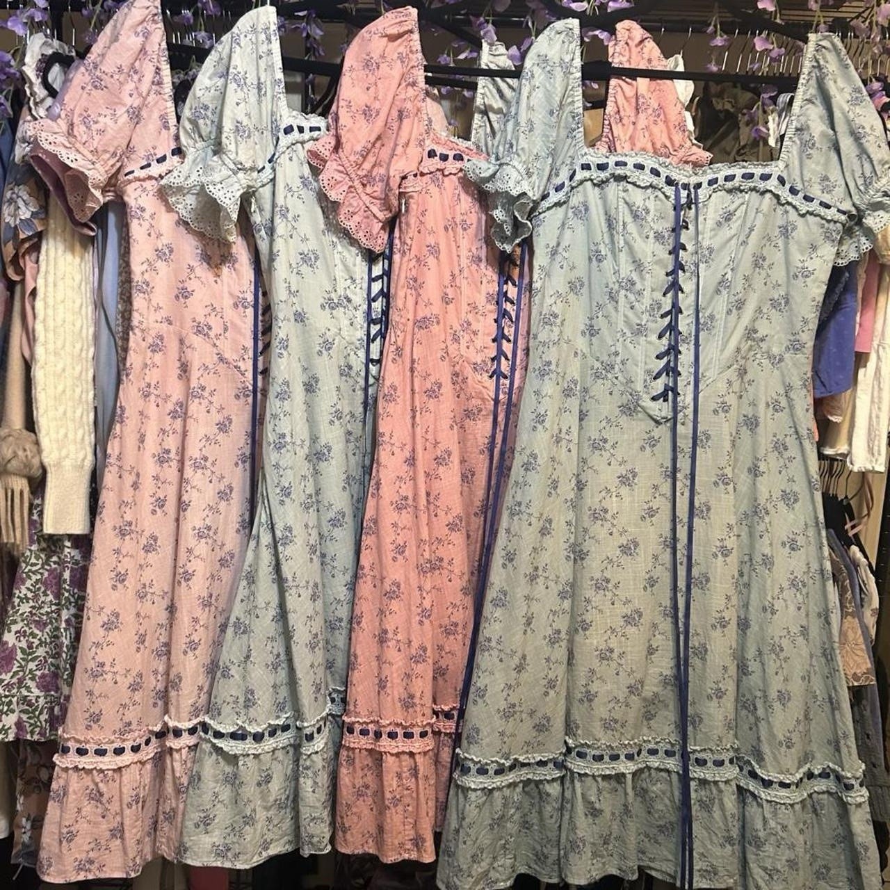 Lovely Lacemade Curve & Plus Petrea Volubilis CUSTOM corset dress XXL