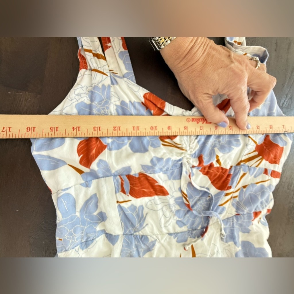 L*Space Revolve White Orange blue Mini Dress